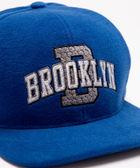 boné aba reta brooklyn azul