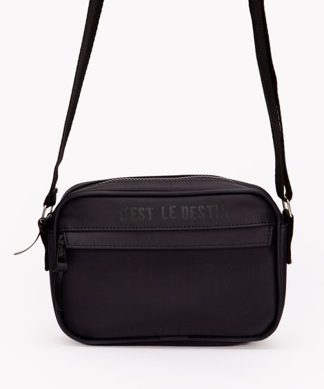 bolsa shoulder bag com bolso preta