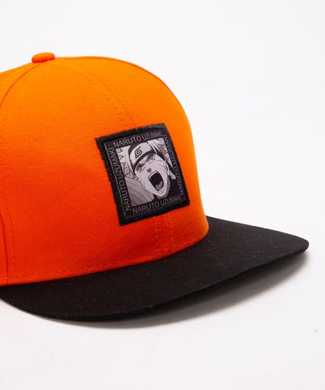 boné infantil de sarja naruto aba reta laranja