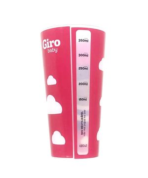 Copo Infantil Com Tampa Eco Hipopótamo 400ml Giro Baby