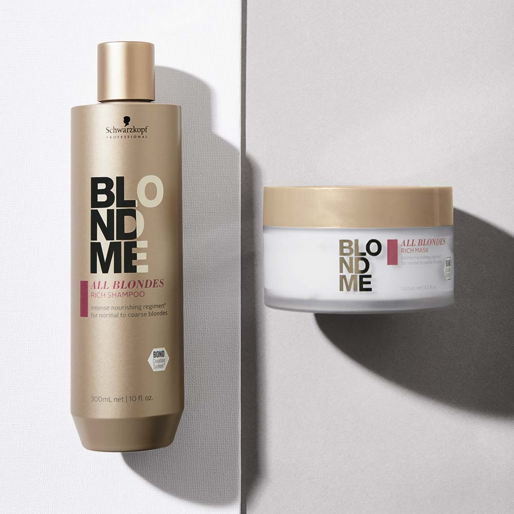 Máscara Schwarzkopf Blondme All Blondes Rich 200ml