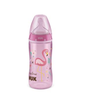 Mamadeira My 1st First Choice 300ml 6m com Rosa NUK