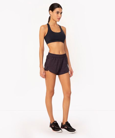 short running letras esportivo preto