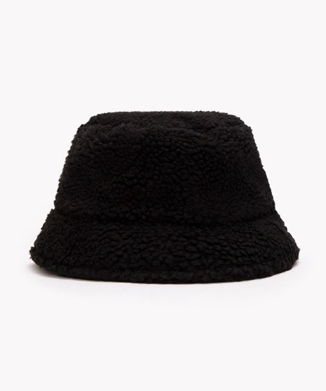 chapéu bucket peluciado preto