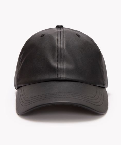 boné de pu aba curva preto