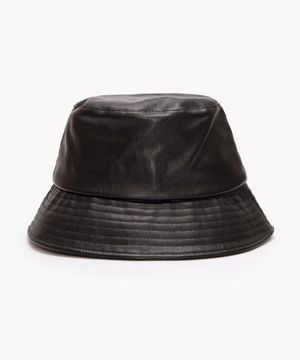 C&A chapéu juvenil bucket hat com bordado preto 