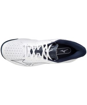 Tênis de Tennis Masculino Mizuno Wave Exceed Tour 5 All Court Branco