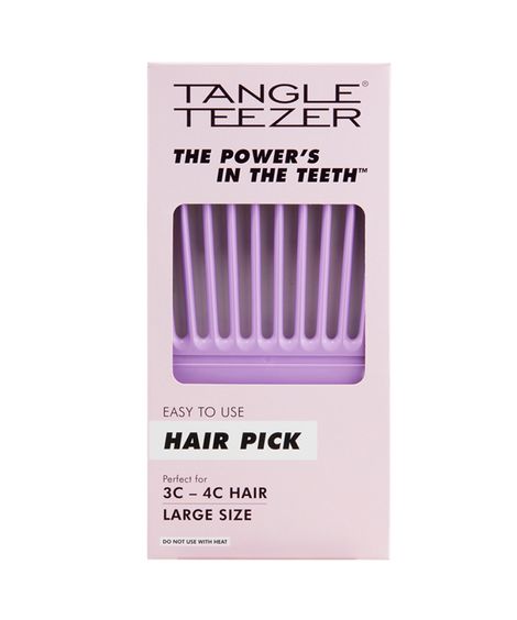 escova de cabelo tangle teezer comb hair pick lilac único