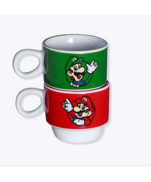 Kit Xicaras Mario e Luigi - Mario
