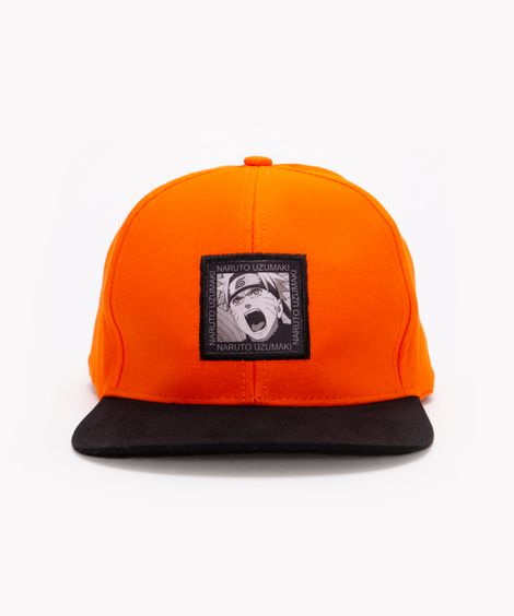 boné infantil aba reta naruto laranja