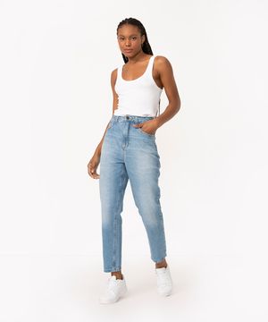 Calca Mom Feminina Jeans em Promoção