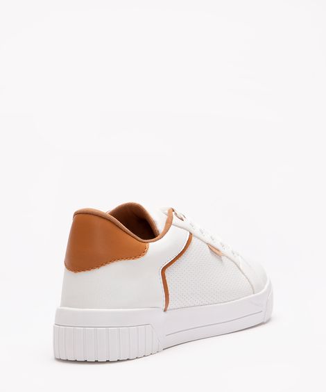tênis casual com recortes oneself branco