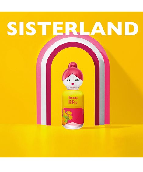 perfume benetton sisterland yellow peony eau de toilette 80ml único