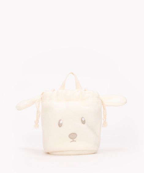 bolsa infantil coelho  off white