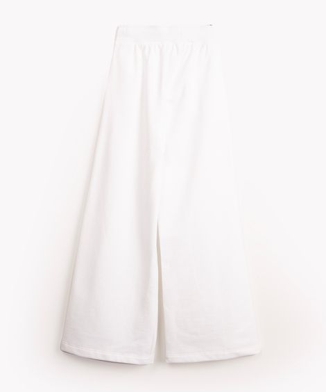 calça de moletom juvenil wide leg com bolsos off white