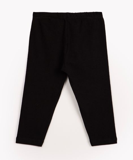 calça legging infantil preta