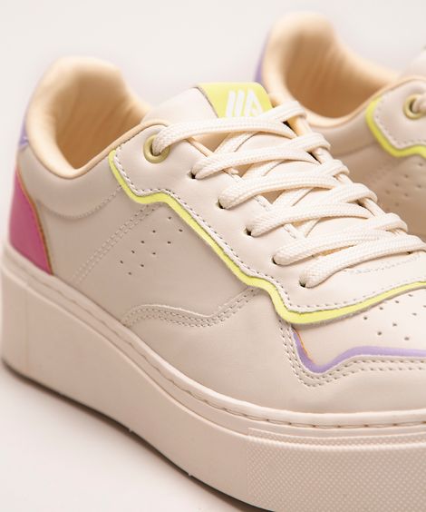 tênis casual esportivo off white