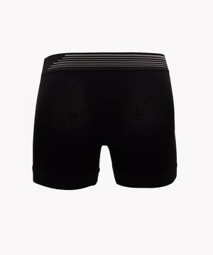 cueca de microfibra boxer preto