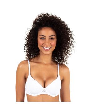 Sutiã Meia Taça Nice Branco 592 013 Marcyn Lingerie