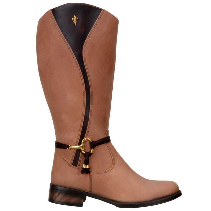 Bota mega boots over the best sale knee marrom