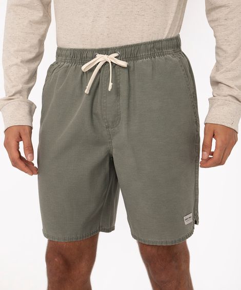bermuda jogger estonada verde militar