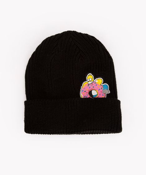 gorro tricot os Simpsons  preto