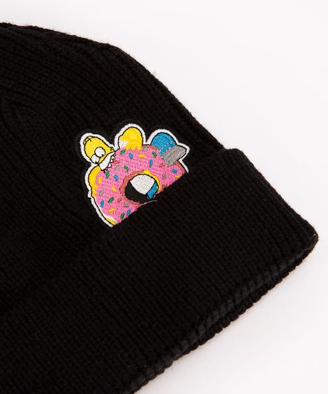 gorro tricot os Simpsons  preto
