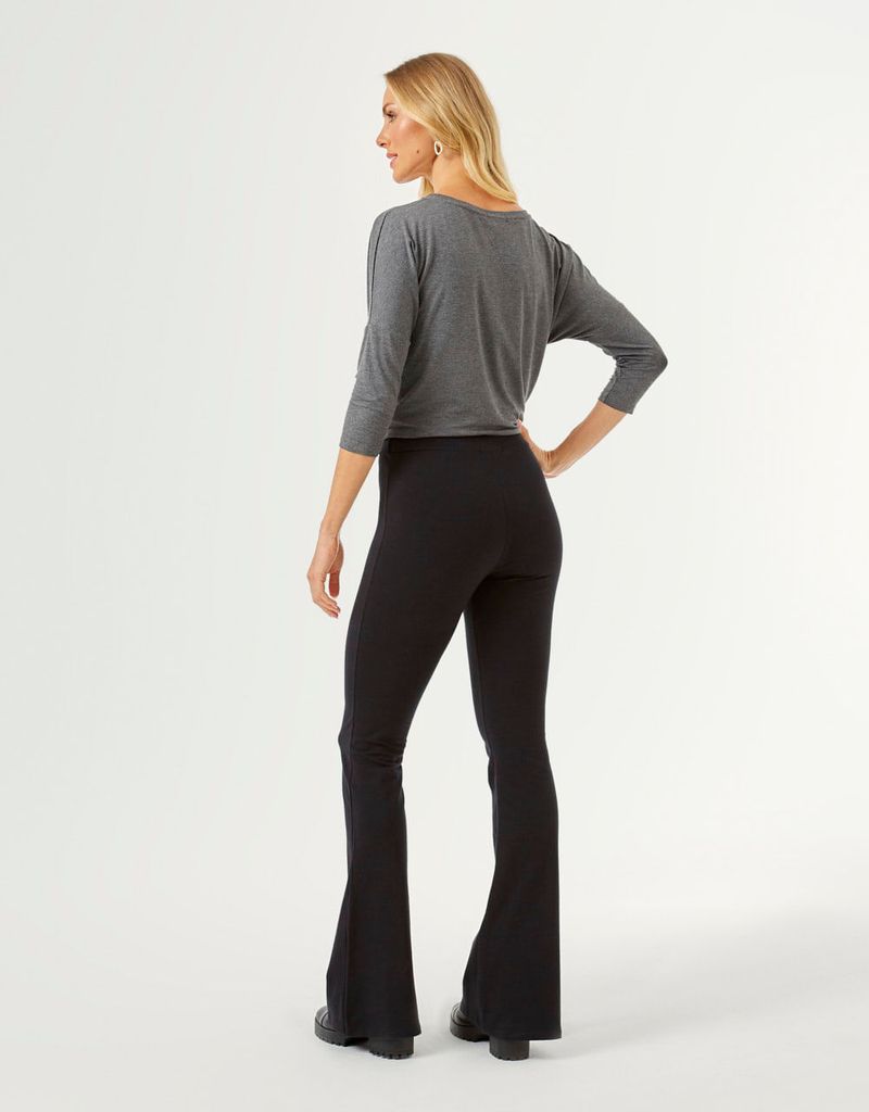 Calça Flare Black - Preto - Zinzane