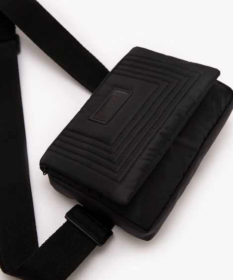 bolsa shoulder bag de matelassê preto