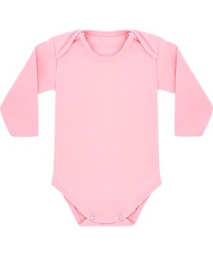 Kit Pijama Térmico Body e Calça Bebê Energy Thermo Dry Rosa Everly