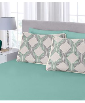 Jogo de Cama Estampado 3pçs Vivaldi Cinza