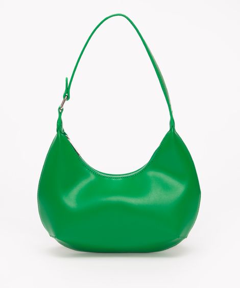 bolsa baguete alça curta verde