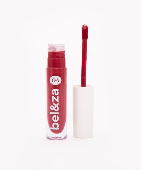 batom líquido matte beleza cea vermelho veludo único
