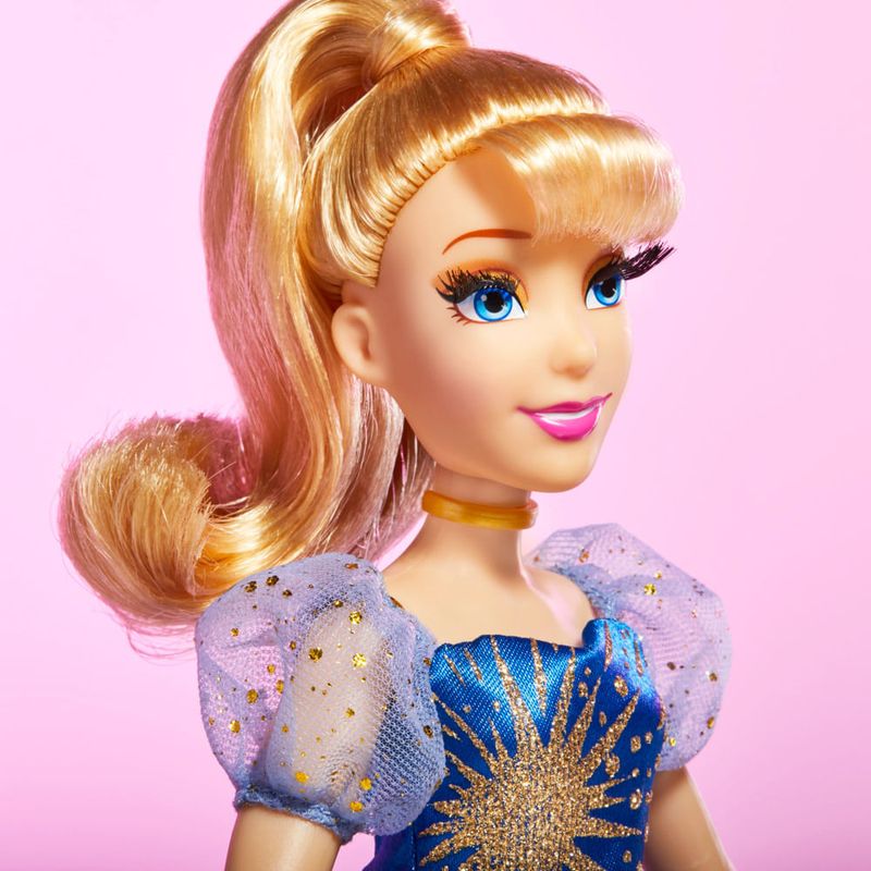 Ooshies Bonecas Princesas Da Disney Cinderela De 10 Cm - Alfabay