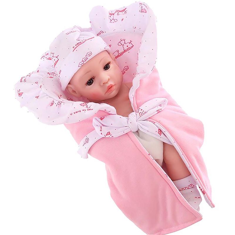 BONECA BEBE REBORN LAURA BABY IARA - Shiny Toys