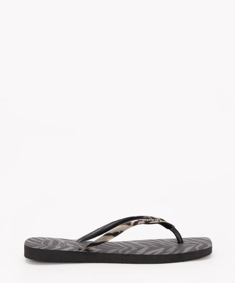chinelo havaianas slim square velvet preto