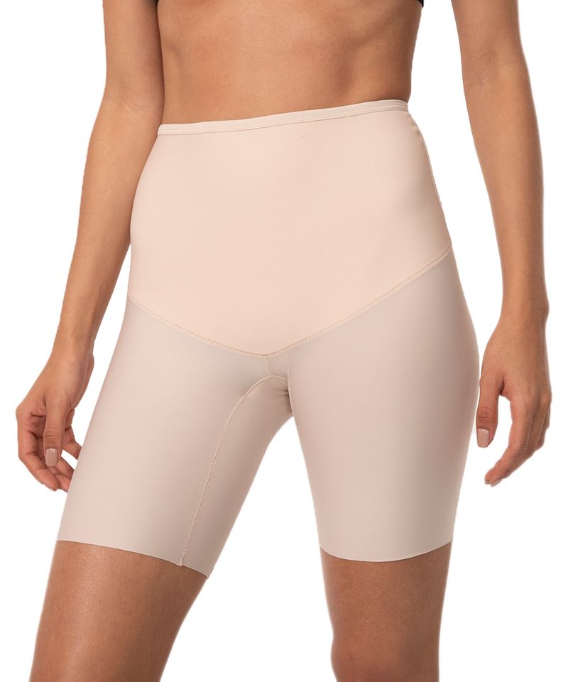 Shorts De Compressão Modelador Masculino Cintura Alta Slim - Branco - P -  Branco