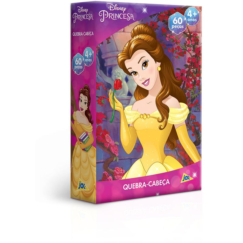 Quebra-Cabeça 60 Peças - Disney Princesa Bela - Toyster