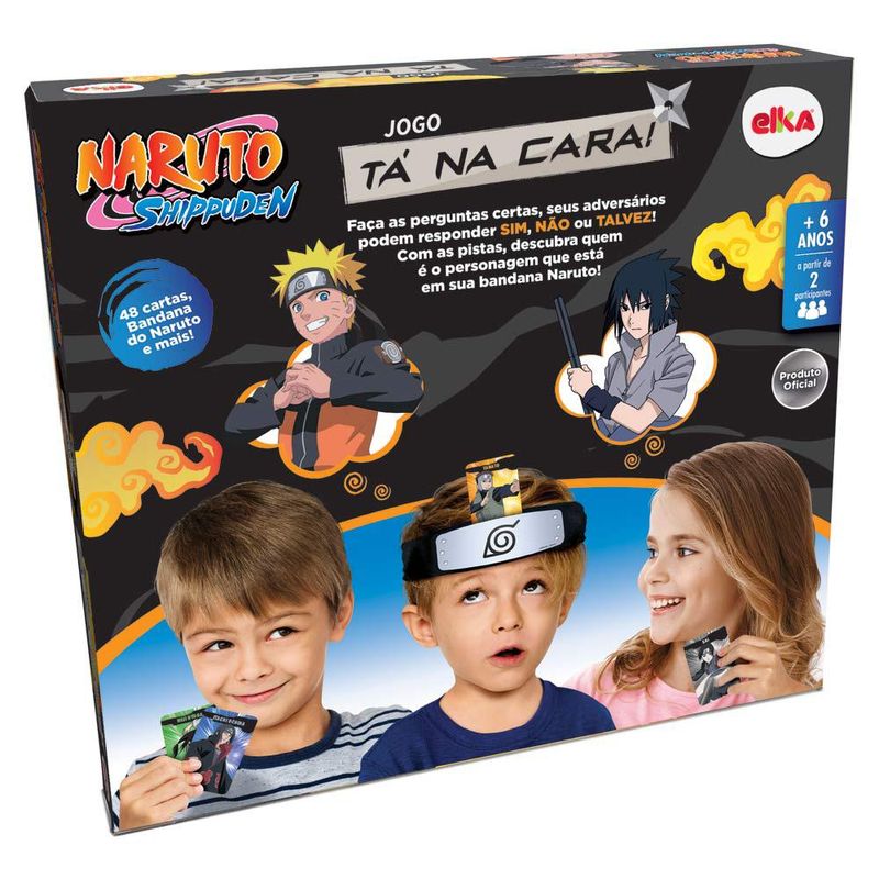 Jogo de Cartas - Ta Na Cara - Naruto Shippuden - 2 Jogadores