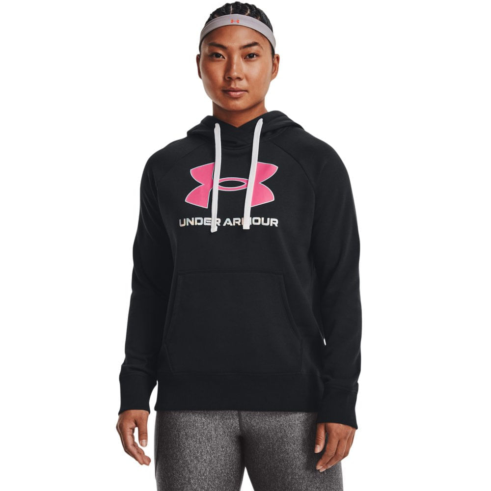 Moletom de Treino Feminino Favorite Fleece Sportstyle Graphic Crew 12.1 Under  Armour Rosa