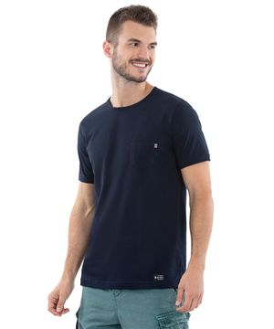 Camiseta Masculina Azul Polo Wear 136191