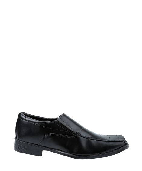 Sapato Social de Bico Quadrado Preto