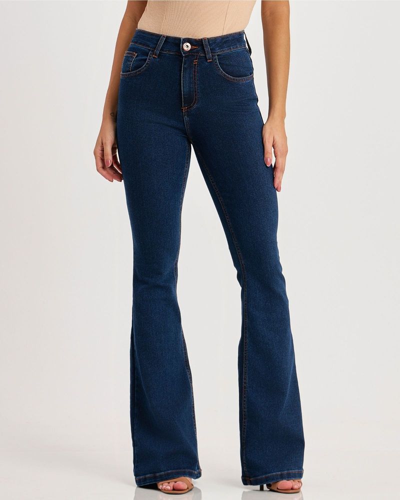 Calça flare 2024 jeans c&a