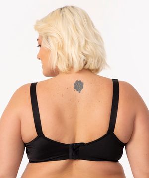 sutiã plus size sem bojo e aro delrio preto