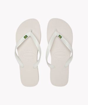 chinelo havaianas brasil branco