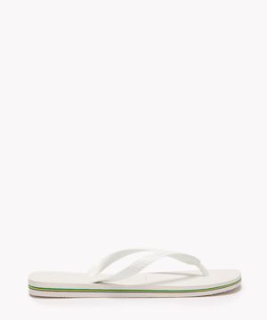 chinelo havaianas brasil branco