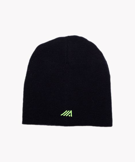 gorro de tricot dupla face esportivo azul marinho
