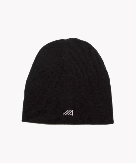 gorro de tricot dupla face esportivo preto
