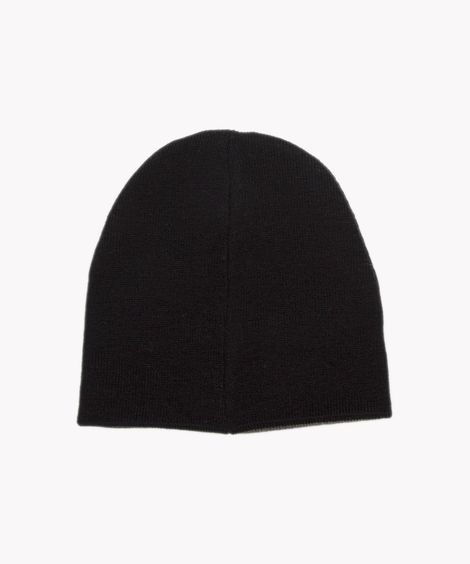gorro de tricot dupla face esportivo preto