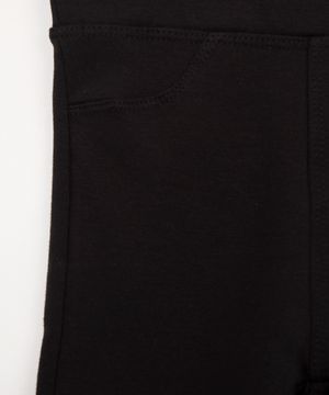 calça legging infantil preto